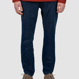 Pantalon denim bărbați regular fit bleumarin