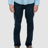 Pantalon denim bărbați regular fit albastru
