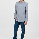 Pantalon denim bărbați regular fit albastru închis