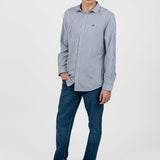 Pantalon denim bărbați regular fit albastru închis