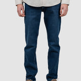 Pantalon denim bărbați regular fit albastru