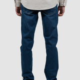 Pantalon denim bărbați regular fit albastru