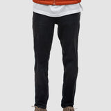 Pantalon denim bărbați regular fit negru fumé