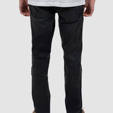 Pantalon denim bărbați regular fit negru fumé