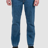 Pantaloni bărbați straight fit denim albastru