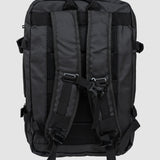 Rucsac bărbați negru cu compartimente multiple și fermoar