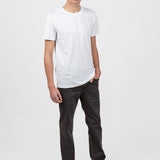 Pantalon denim bărbați regular fit maro prespălat