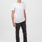 Pantalon denim bărbați regular fit maro prespălat