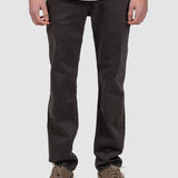 Pantalon denim bărbați regular fit maro prespălat