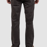 Pantalon denim bărbați regular fit maro prespălat