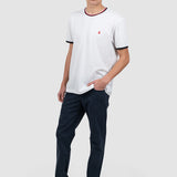 Pantalon denim bărbați regular fit bleumarin