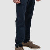 Pantalon denim bărbați regular fit bleumarin