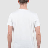 Tricou bărbați regular fit bumbac alb guler rotund