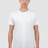 Tricou bărbați din bumbac alb regular fit