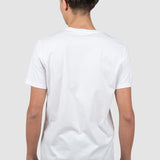 Tricou bărbați din bumbac alb regular fit