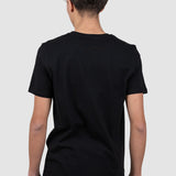 Tricou bărbați din bumbac negru regular fit