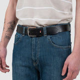 Pantaloni bărbați slim fit denim stretch albastru