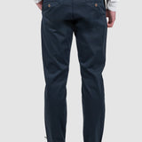 Pantaloni bărbați slim fit chino stretch bleumarin