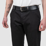 Pantaloni bărbați slim fit chino stretch negru