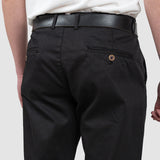 Pantaloni bărbați slim fit chino stretch negru