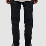 Pantalon denim bărbați regular fit negru prespălat