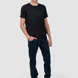 Tricou bărbați negru din Tencel cu stretch