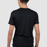 Tricou bărbați negru din Tencel cu stretch