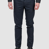 Pantaloni bărbați slim fit eleganți bleumarin stretch