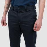Pantaloni bărbați slim fit bleumarin din bumbac stretch
