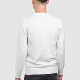 Pulover bărbații din bumbac cu textură verticală