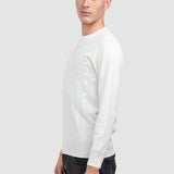 Pulover bărbații din bumbac cu textură verticală