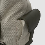 Rucsac pentru femei de tip sac cu detalii din piele ecologică, Crem/Oliv