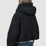 Geacă femei neagră matlasată