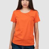 Tricou femei cambrat din bumbac elastic – culori variate