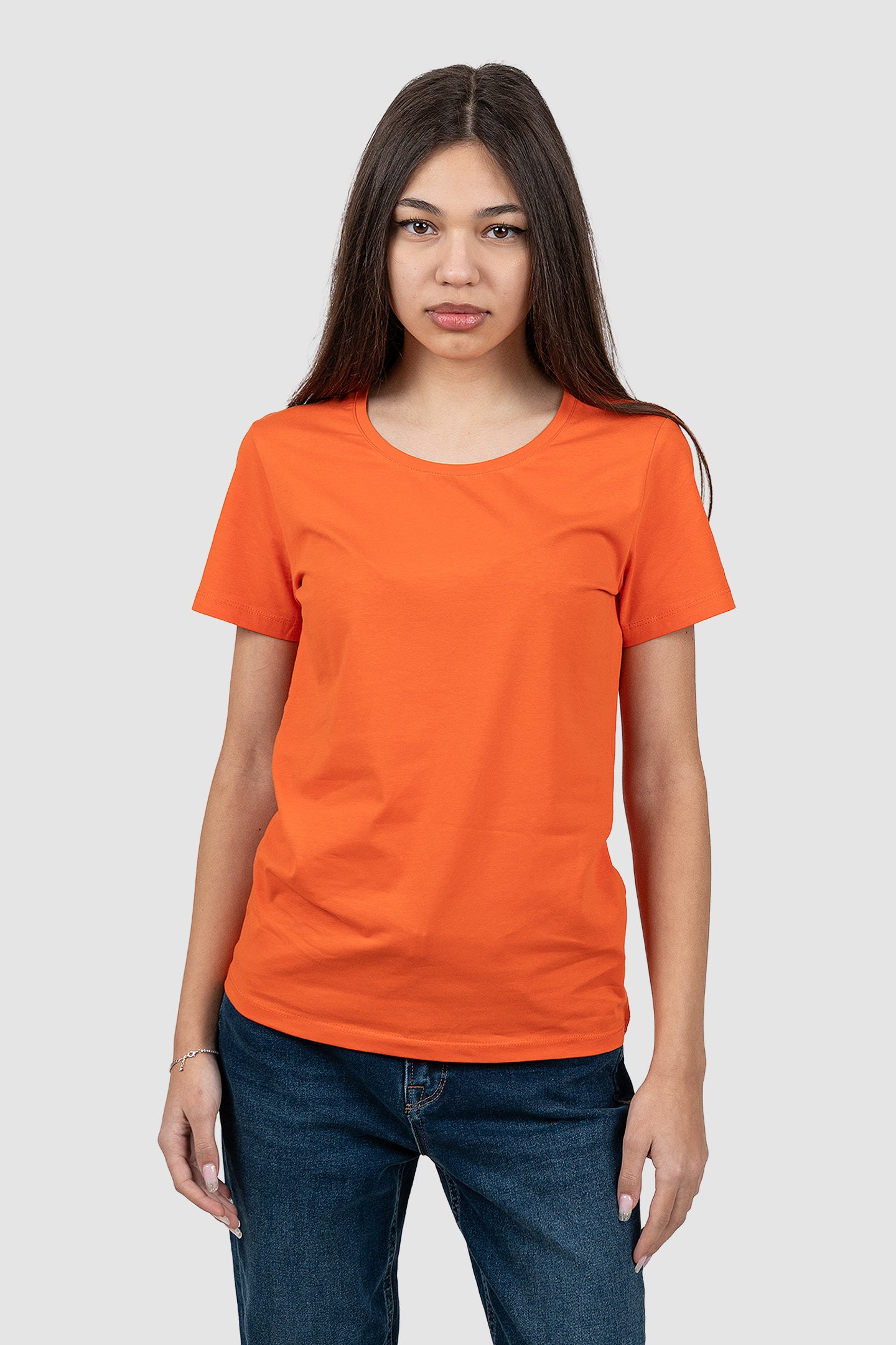 Tricou femei cambrat din bumbac elastic – culori variate