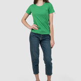 Tricou femei cambrat din bumbac elastic – culori variate