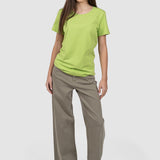 Tricou femei cambrat din bumbac elastic – culori variate