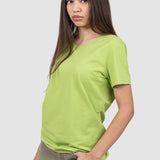 Tricou femei cambrat din bumbac elastic – culori variate