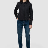 Pantaloni denim damă slim fit albastru stretch