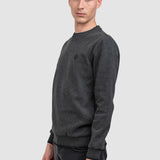 Pulover bărbați din bumbac cu guler rotund uni