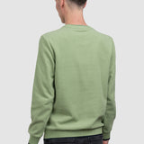 Pulover bărbați din bumbac cu guler rotund uni