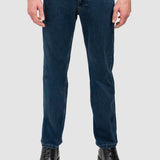 Pantalon denim bărbați regular fit albastru