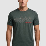 Tricou bărbați Killtec cu imprimeu grafic montan