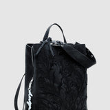 Rucsac damă Desigual cu compartimente multiple din piele ecologică, negru