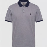 Tricou Polo bărbați RUGATCHI cu guler contrast Bleumarin