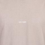 Tricou bărbați din bumbac 100% bej cu imprimeu discret